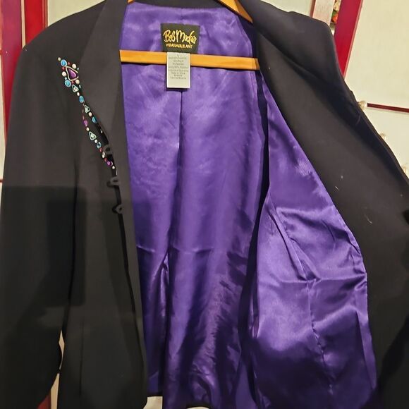 VNTG Bob Mackie Wearable Art Designer Jacket - Picture 7 of 8
